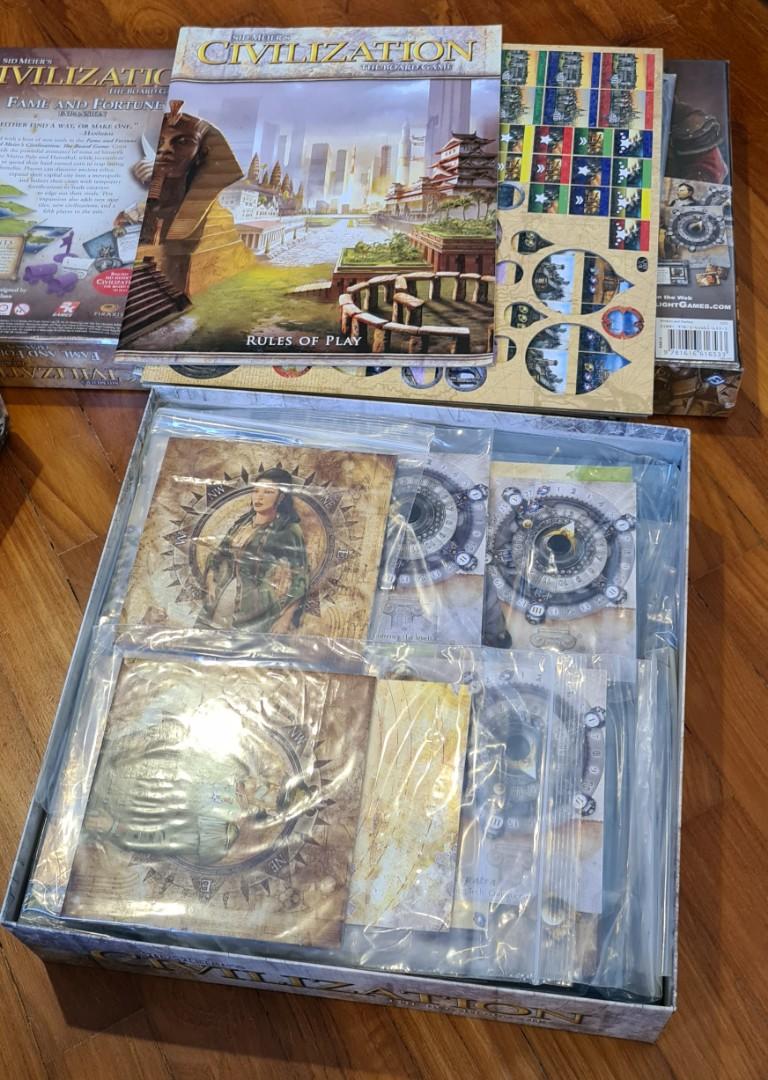 Sid Meier's Civilization board game w/ expansions, Hobbies & Toys, Toys ...