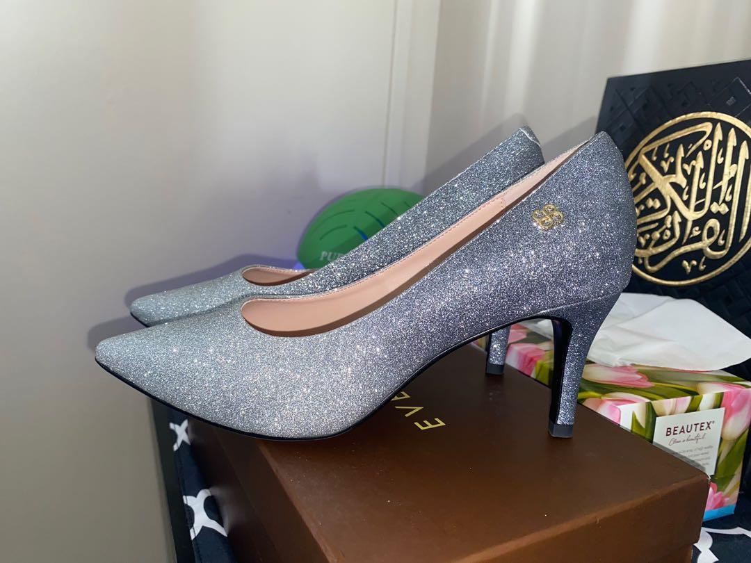 Silver ombre heels top