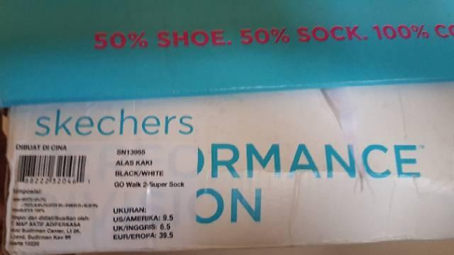 Skecher Go Walk 2 Super Sock Size 39.5 
