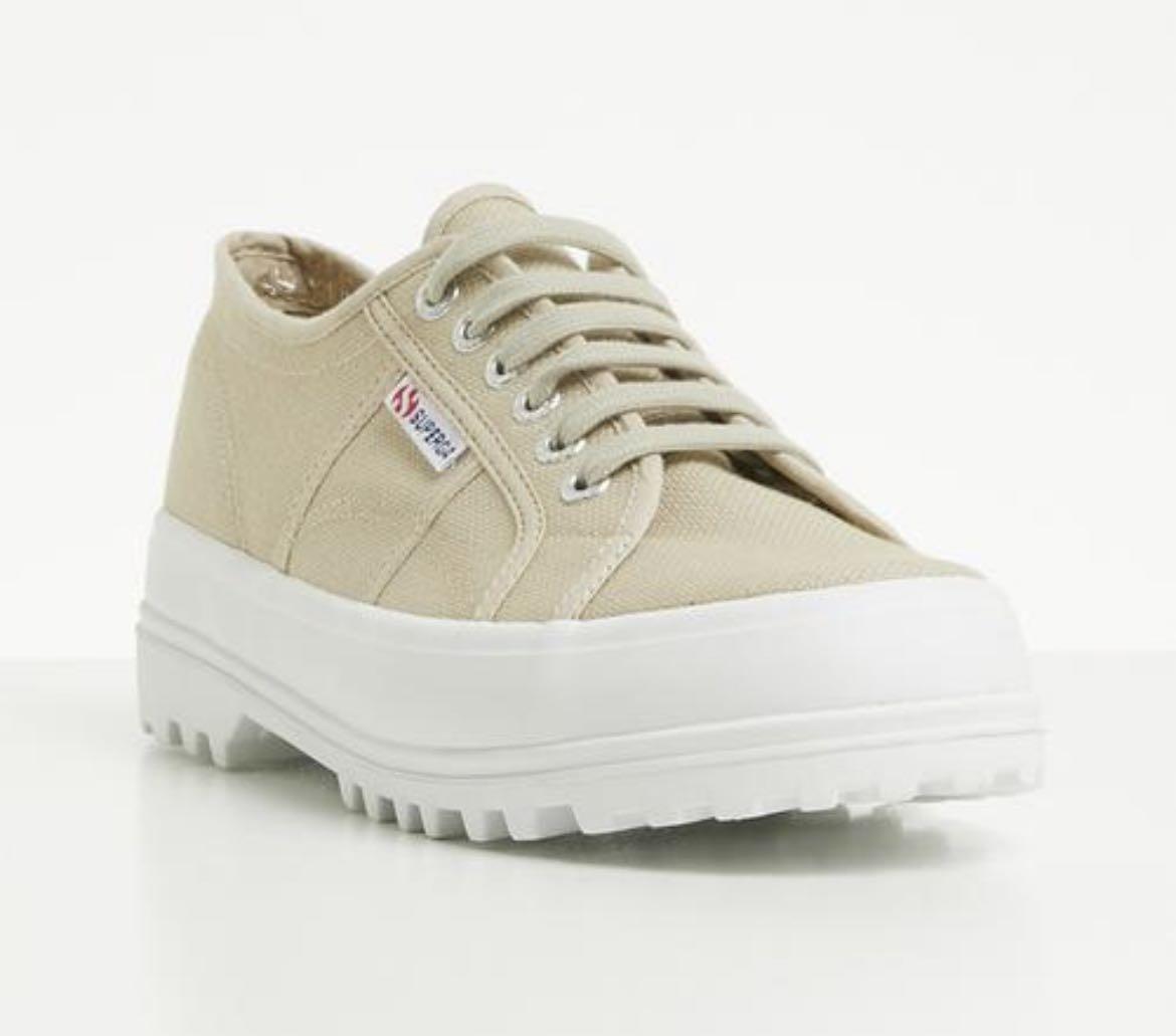 Superga discount taupe platform