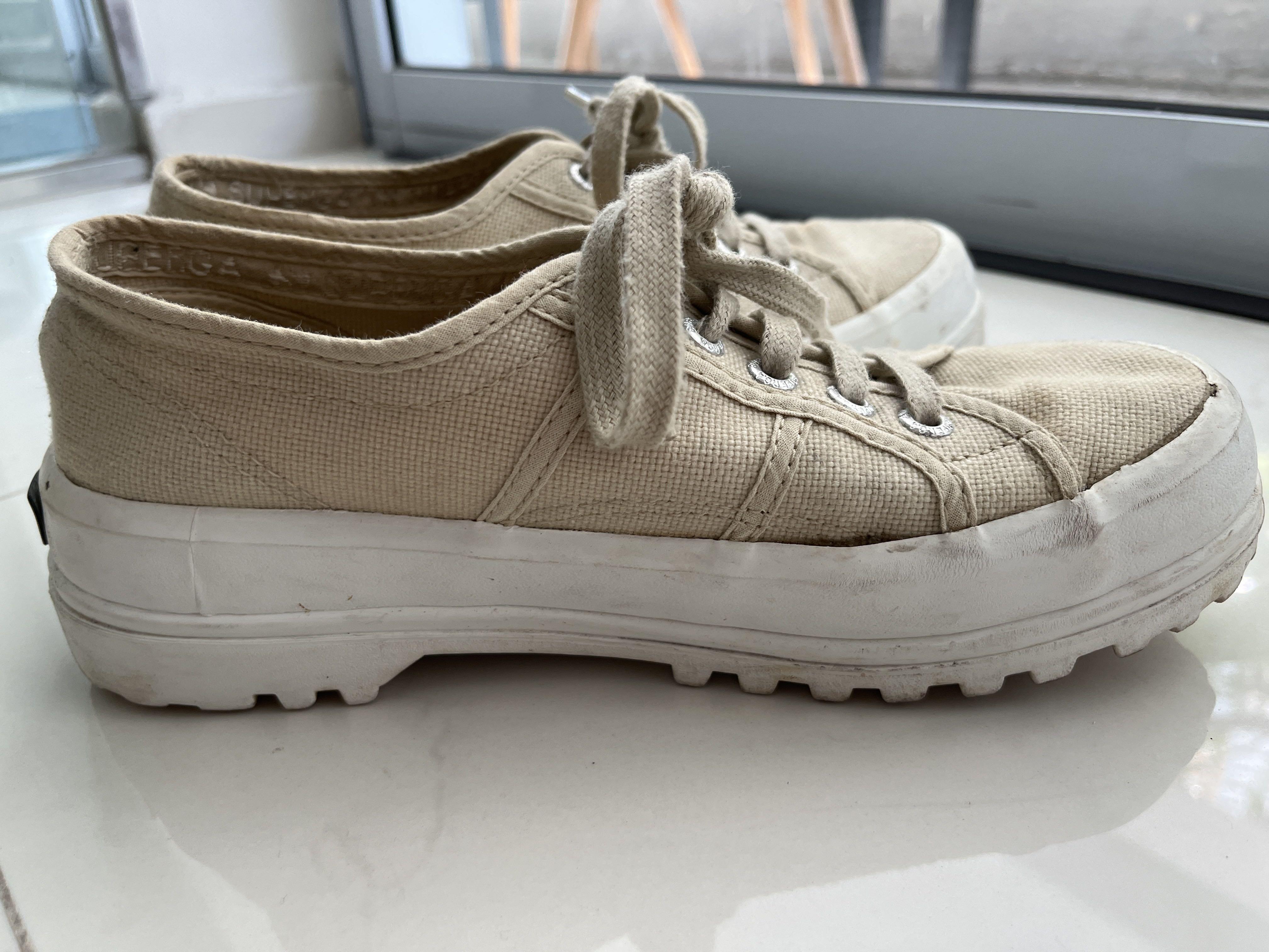 Superga 2555 Cotu Taupe, Women's Fashion, Footwear, Sneakers on Carousell