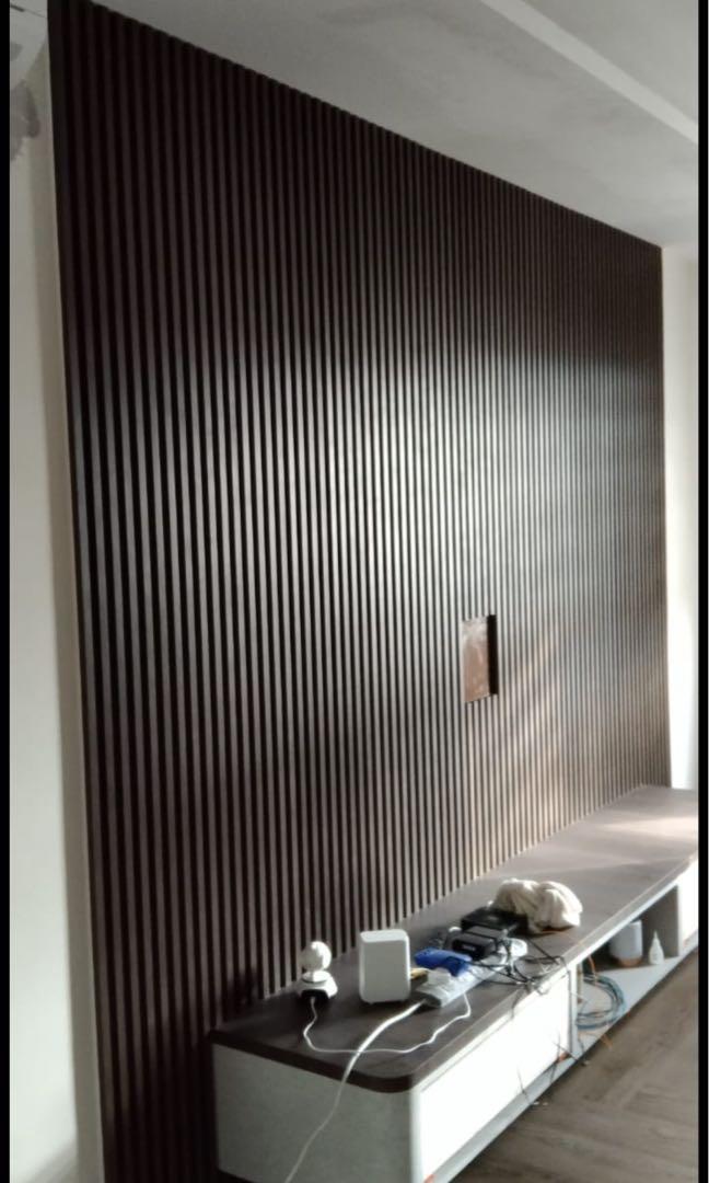 Supply and Install Fluted Wall Panel, Furniture & Home Living, Home