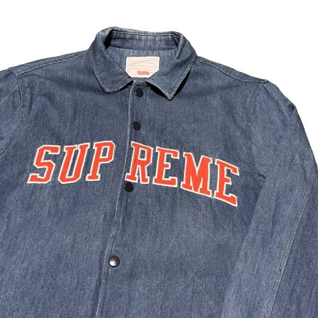 Supreme denim cheap coaches jacket