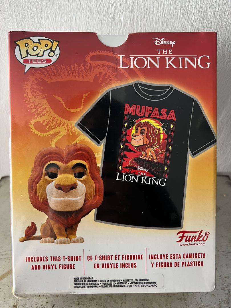 Target Exclusive Funko Pop Disney Lion King Mufasa Flocked and L