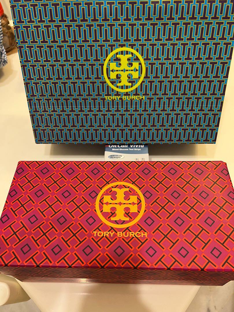Tory Burch Genuine paperbag & shoe box, Luxury, Accessories on Carousell