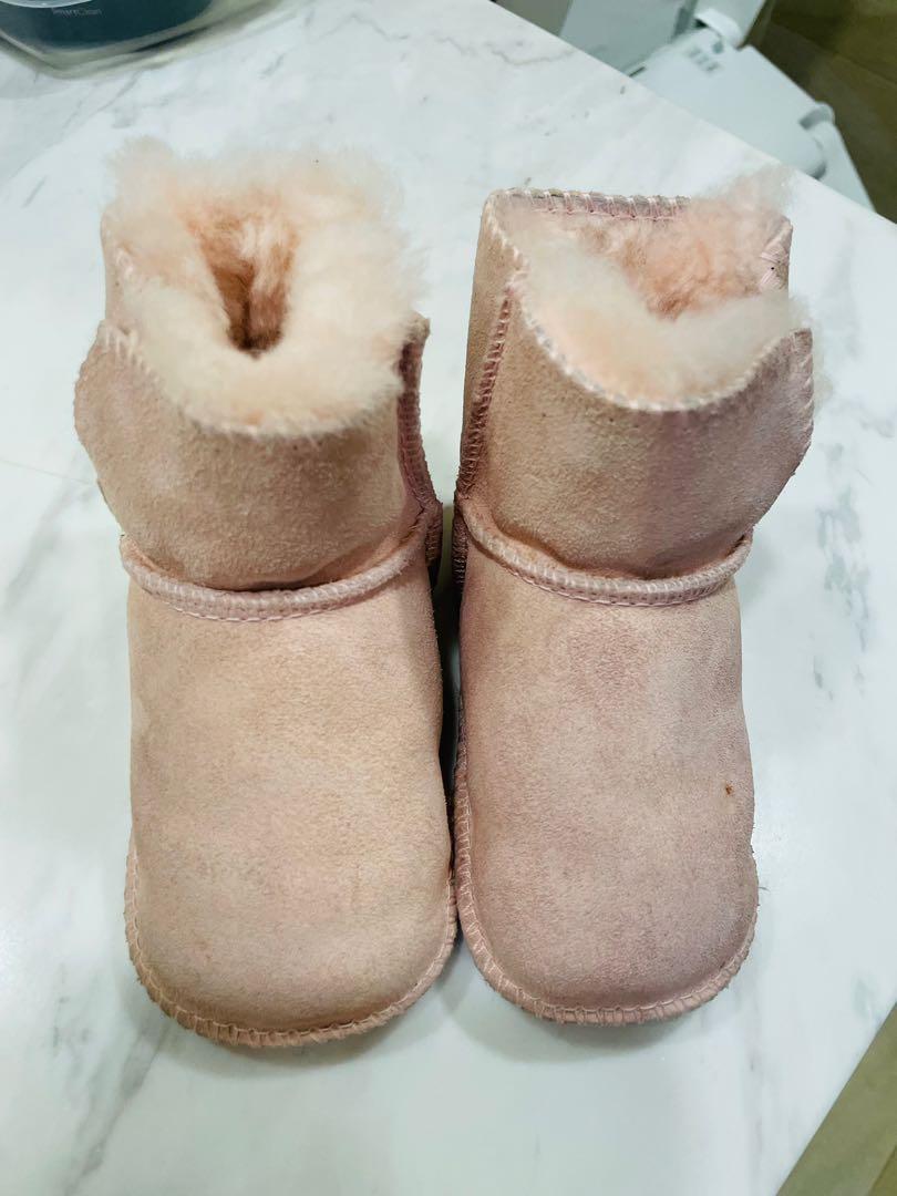 UGG pink boots toddler girl size 20.5 