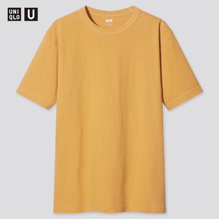 uniqlo yellow shirt