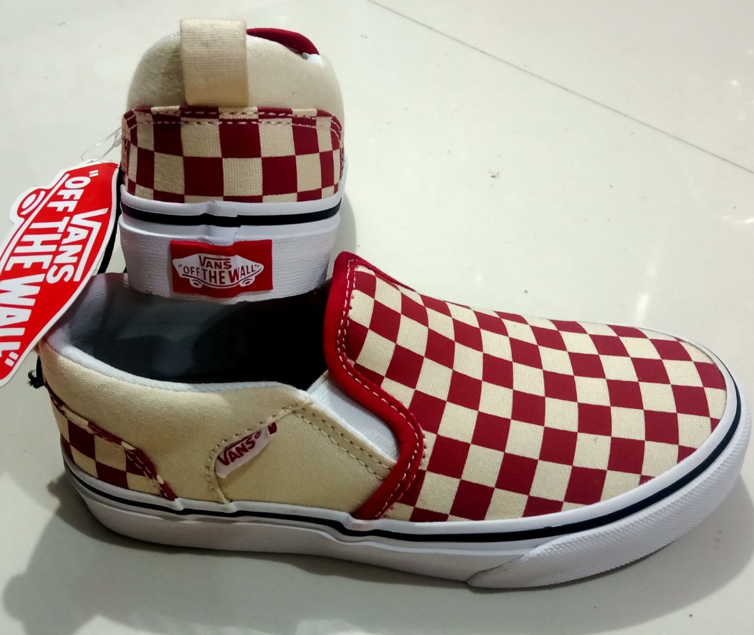 vans asher red