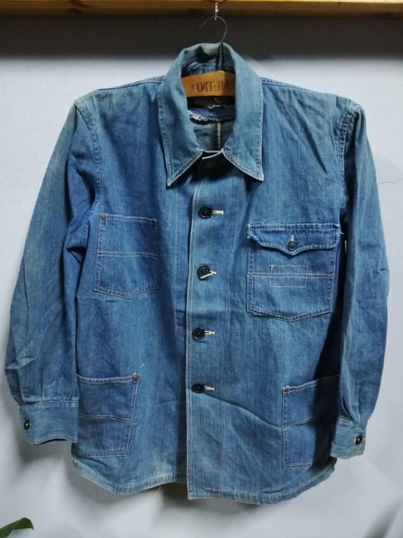 Vintage 60's Taisei Sangyo Selvedge Soft Jeans Jacket, Men's Fashion ...