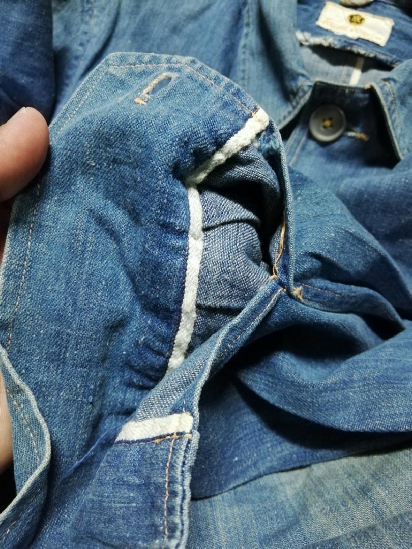 Vintage 60's Taisei Sangyo Selvedge Soft Jeans Jacket, Men's Fashion ...