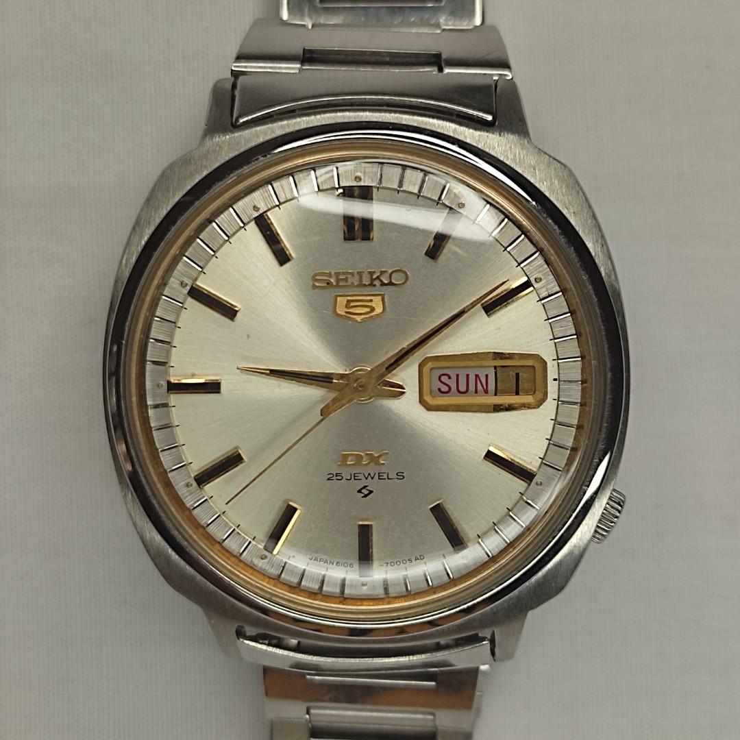Vintage Seiko 5 DX MOD Automatic 6106-7000 (S5A03), Men's Fashion, Watches  & Accessories, Watches on Carousell