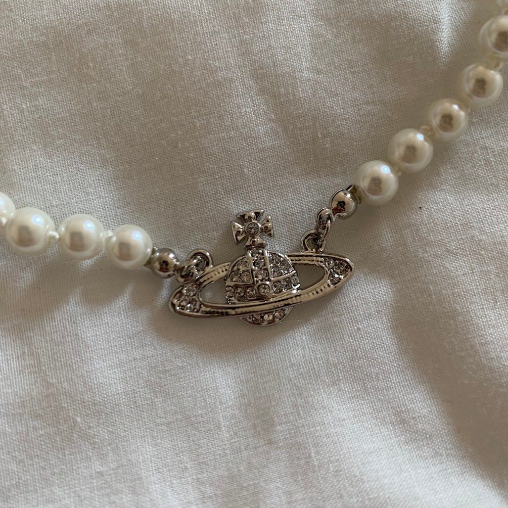 Vivienne Westwood Pearl Orb Necklace 