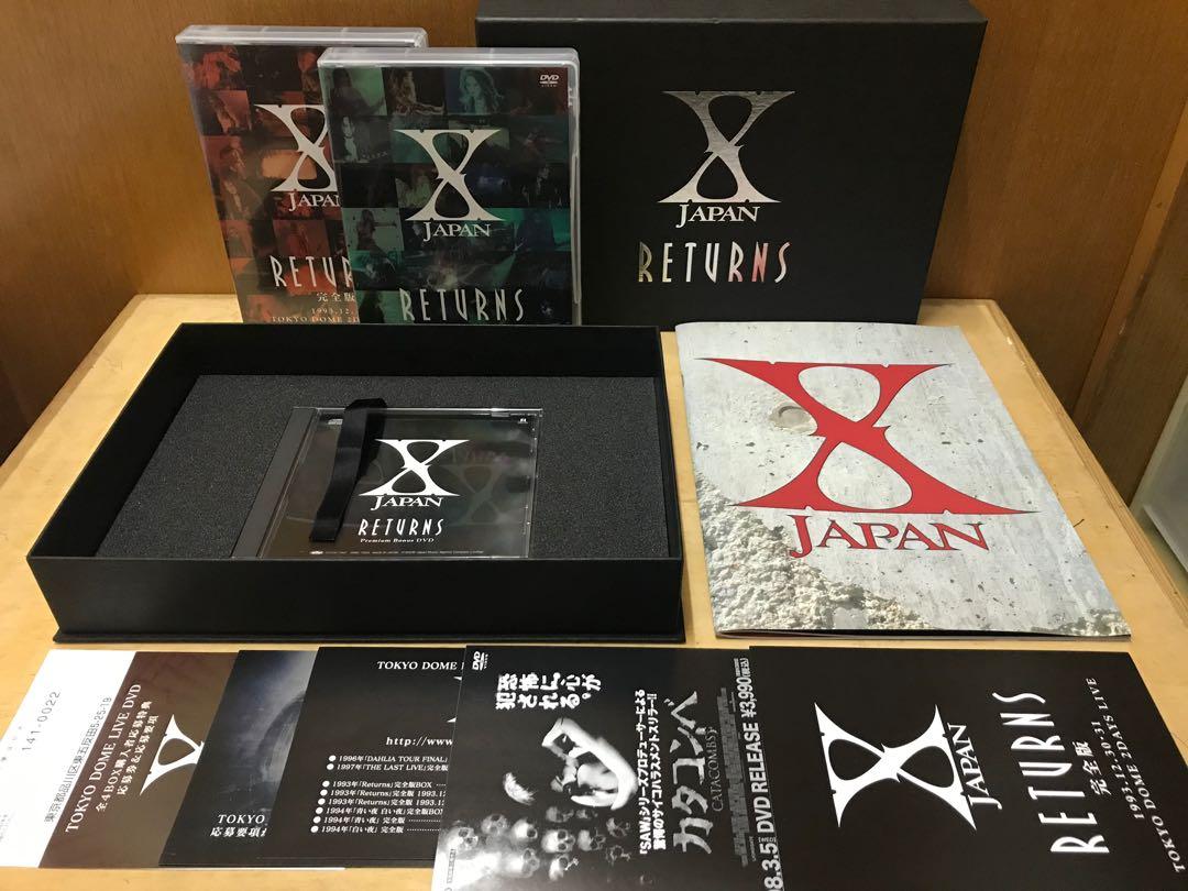 X Japan Returns DVD Boxset 完全版, 興趣及遊戲, 音樂、樂器& 配件