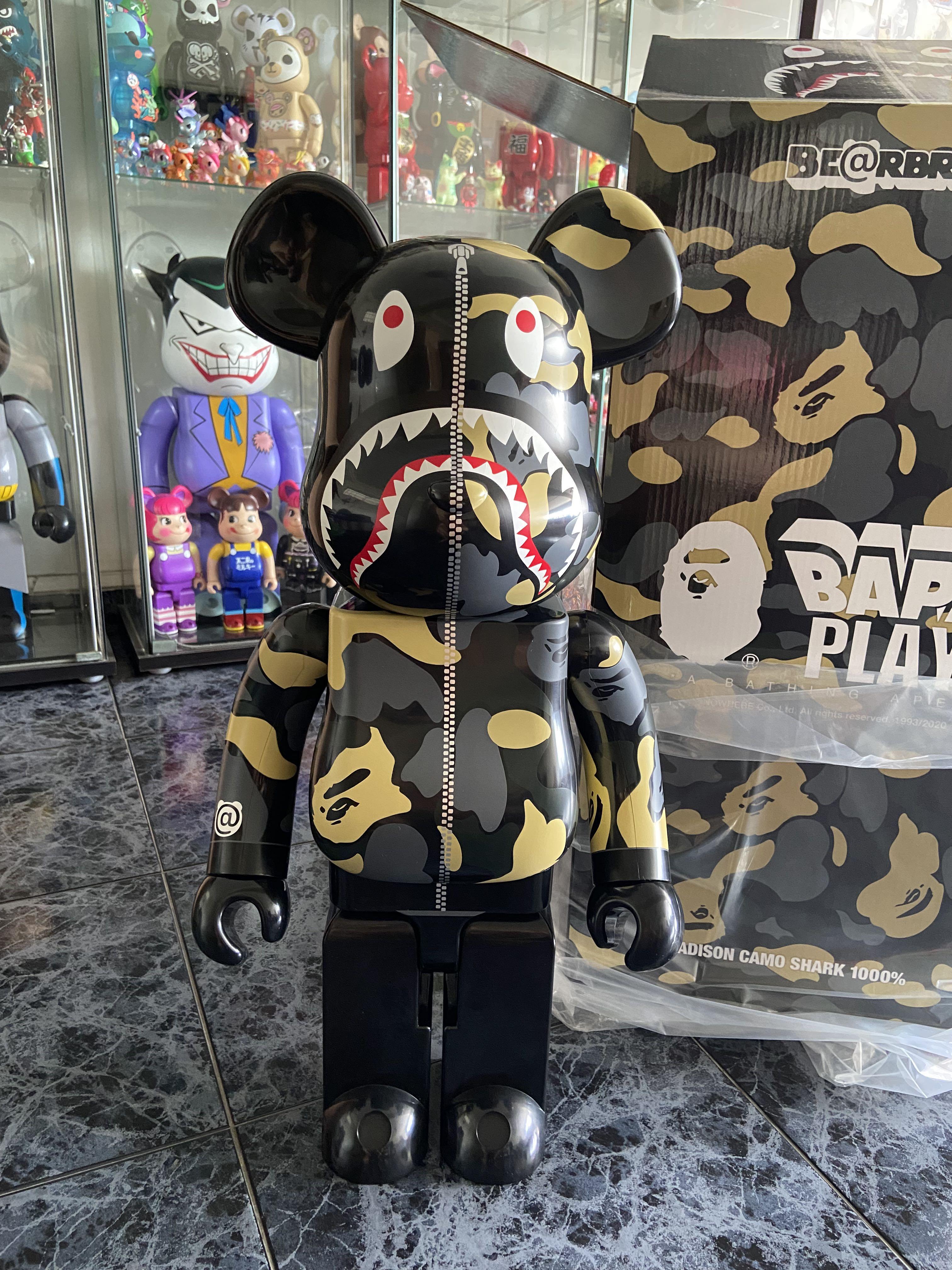 1000 400 100 Bape Madison ave Camo shark bearbrick berbrick