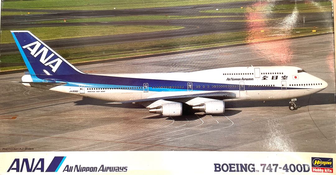1/200 ANA 全日空Boeing 747-400D (Hasegawa), 興趣及遊戲, 收藏品及紀念品, 古董收藏- Carousell