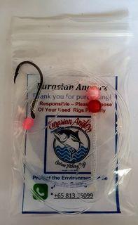 3 x Hard Leader Catfish Beads Rig | Surfcasting Usage | Boating Usage | Pond Usage Fishing Rig