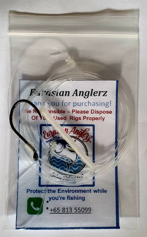 3 x Hard Leader Bottom Apollo Rigs | Surfcasting Usage | Boating Usage ...