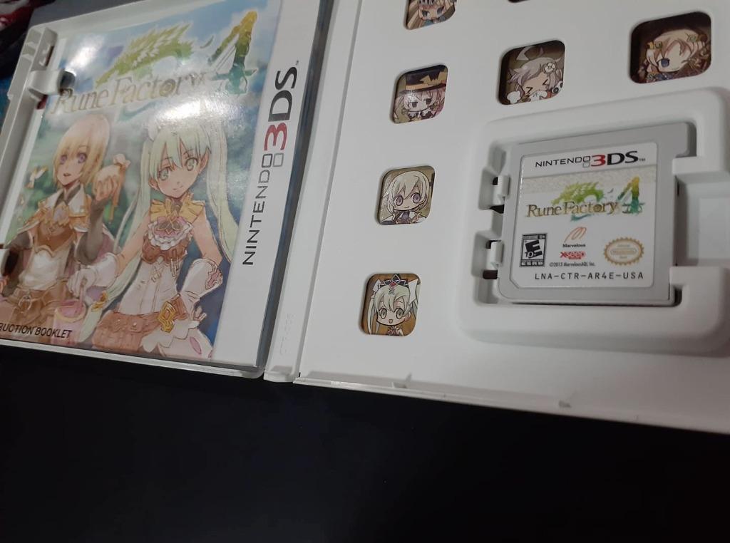 3ds Rune Factory 4 (Category: Nintendo) located in Quezon City. Submitted by overlord_jt56 (Listing ID 1137496715, Image 3). Description: Selling Original Nintendo 3DS Game Rune Factory 4 Used - Like New Complete in Box RFS: Need Cash Meetup: Stellar Place, Visayas Avenue (Weekdays- Tue and Thur) Can be shipped (grab, lalamove, etc.)- BUYER should arrange shipment and shoulder the delivery expense. (Mon- Sun).