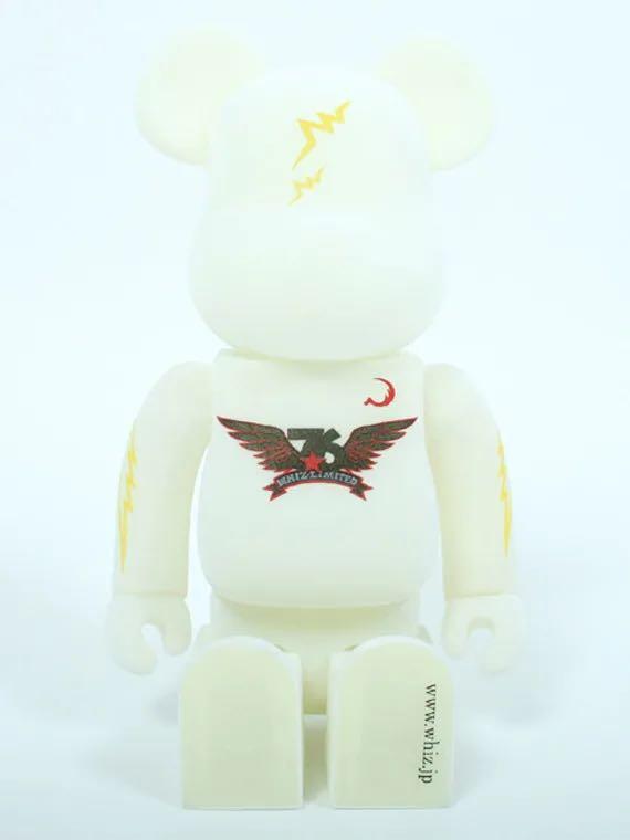 全新夜光Bearbrick Whiz Limited 伐威社400% x 1, 100% x 2 共3隻