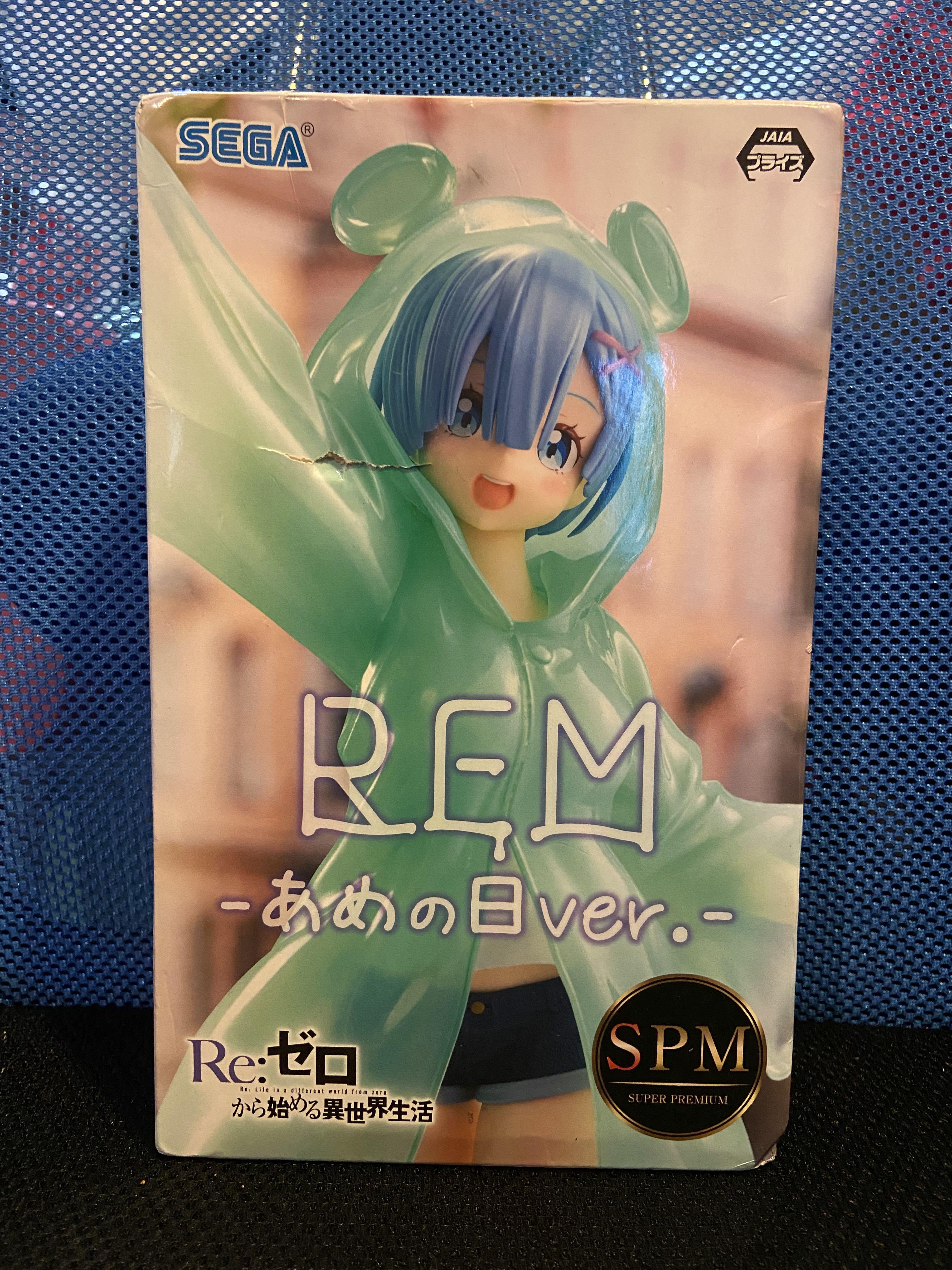 全新 SEGA [SPM] ReZERO 雷姆 雨天造型Ver. PVC 景品 Rem Rainy Day Ver. PVC Figure, 興趣及遊戲, 玩具 & 遊戲類 Carousell