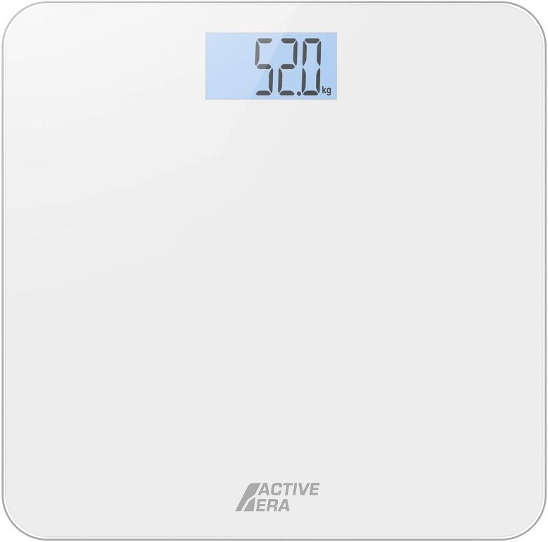 Active Era Digital Body Weight Scale - Ultra Slim High Precision Bathroom  Scale with Tempered Glass, Step