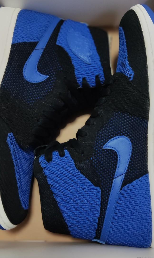 Air Jordan 1 Retro Hi Flyknit Royal Men s Fashion Footwear