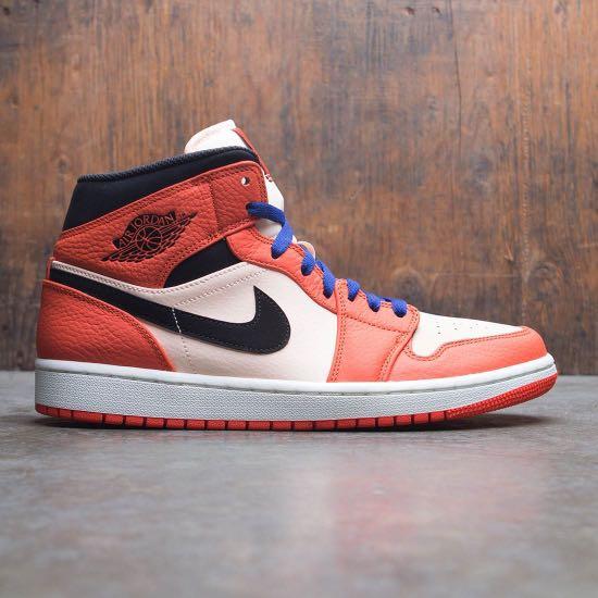 Jordan 1 mid se team orange sale