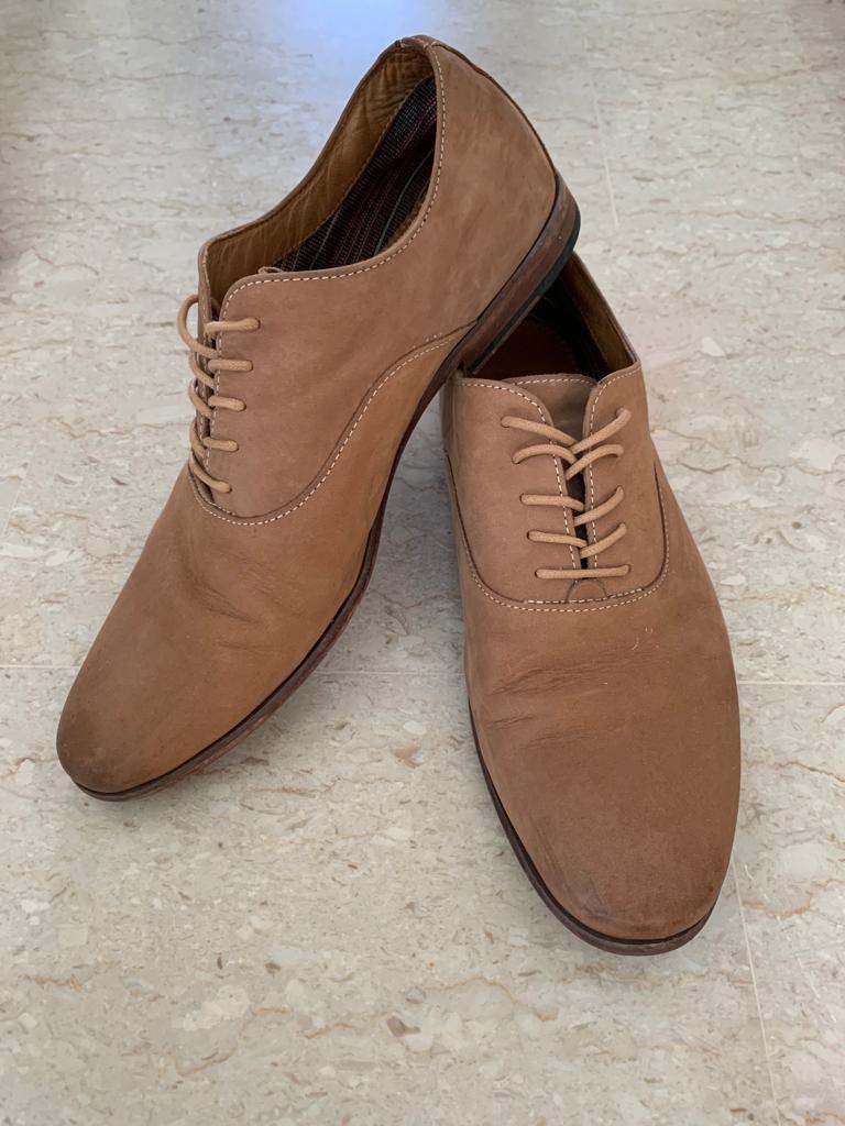 aldo semi-formal suede shoes for men (size: eu43/us10), men's