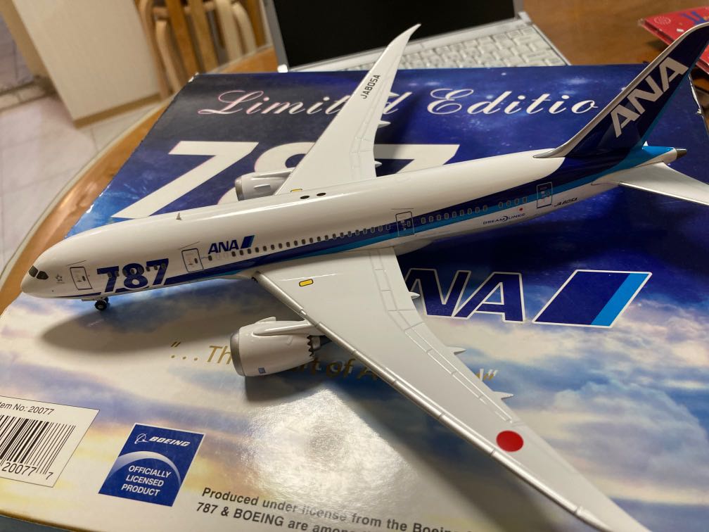 ANA 787 Dreamliner 1:200 飛機模型, 興趣及遊戲, 收藏品及紀念品 