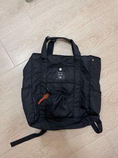 Anello Japan Backpack Large Size Women / Men Daypack At-b0193a BK Black*