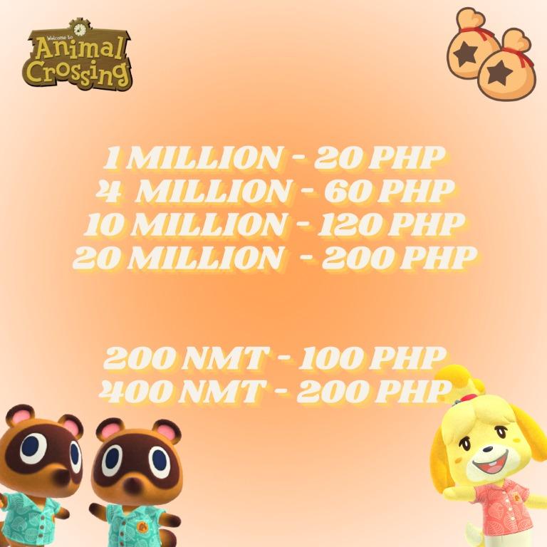 ANIMAL CROSSING (ACNH) BELLS, NMT & DIYs , Video Gaming, Video Game Consoles, Nintendo on Carousell