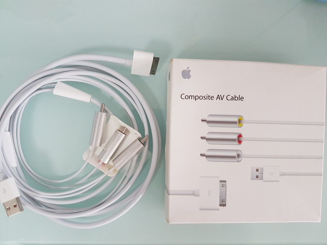 Apple Composite AV Cable MB129LL B