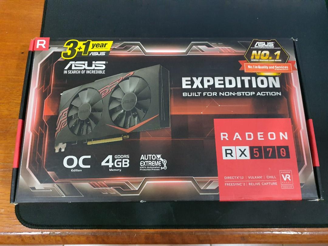 ethics engine lethal Asus RX570 4GB Expedition OC GPU, Electronics, Computer Parts & Accessories  on Carousell