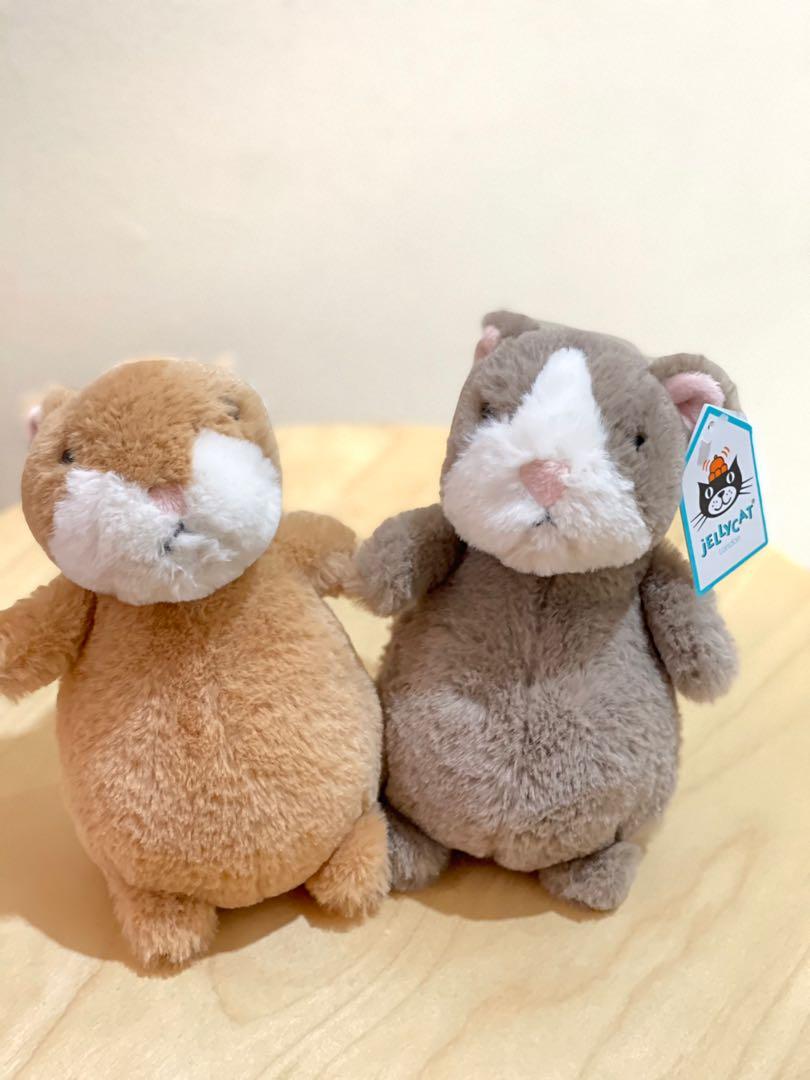 AUTHENTIC Jellycat Happy Cinnamon Hamster 15cm x 8cm Hobbies