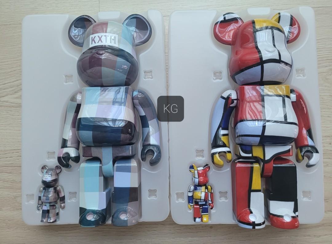 BEARBRICK PIET MONDRIAN 100％ & 400％