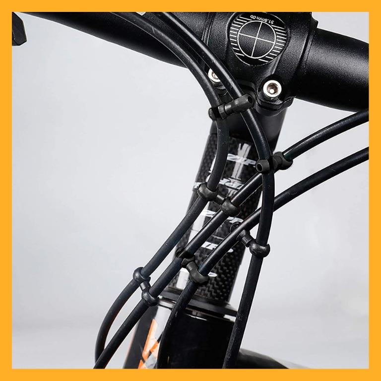 Bicycle Cable Clip S style Rotating Clips Bike MTB Brake Gear Housing Fixing Holder Guide S Style Buckle Clips Bicycle Cable Clips Rotating S Hook