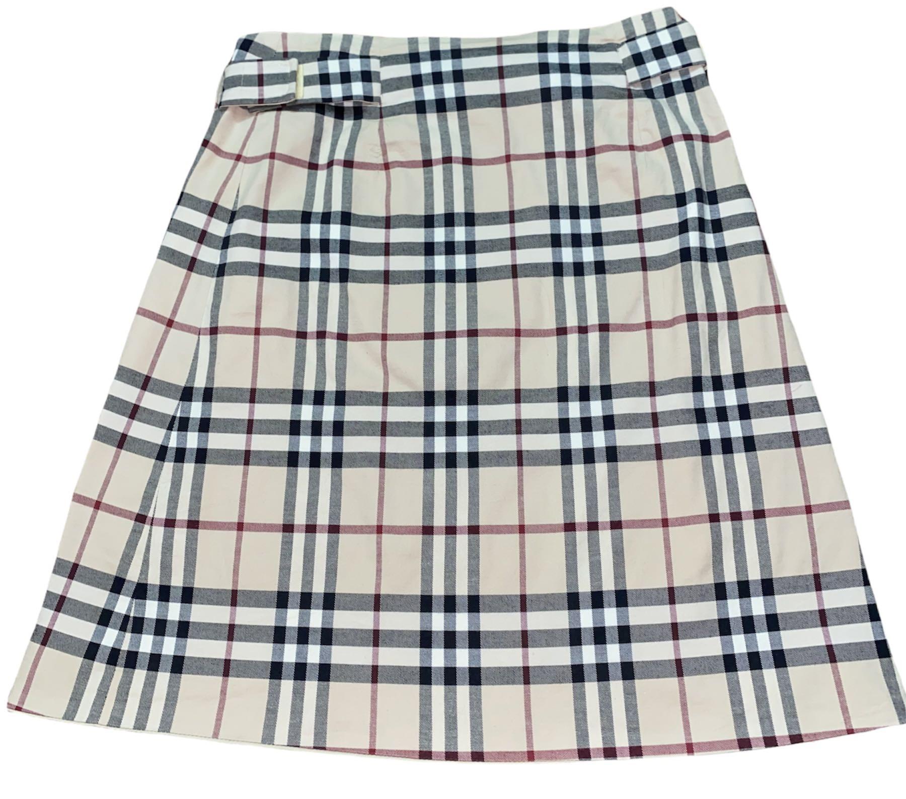 Burberry skirt online made in italy
