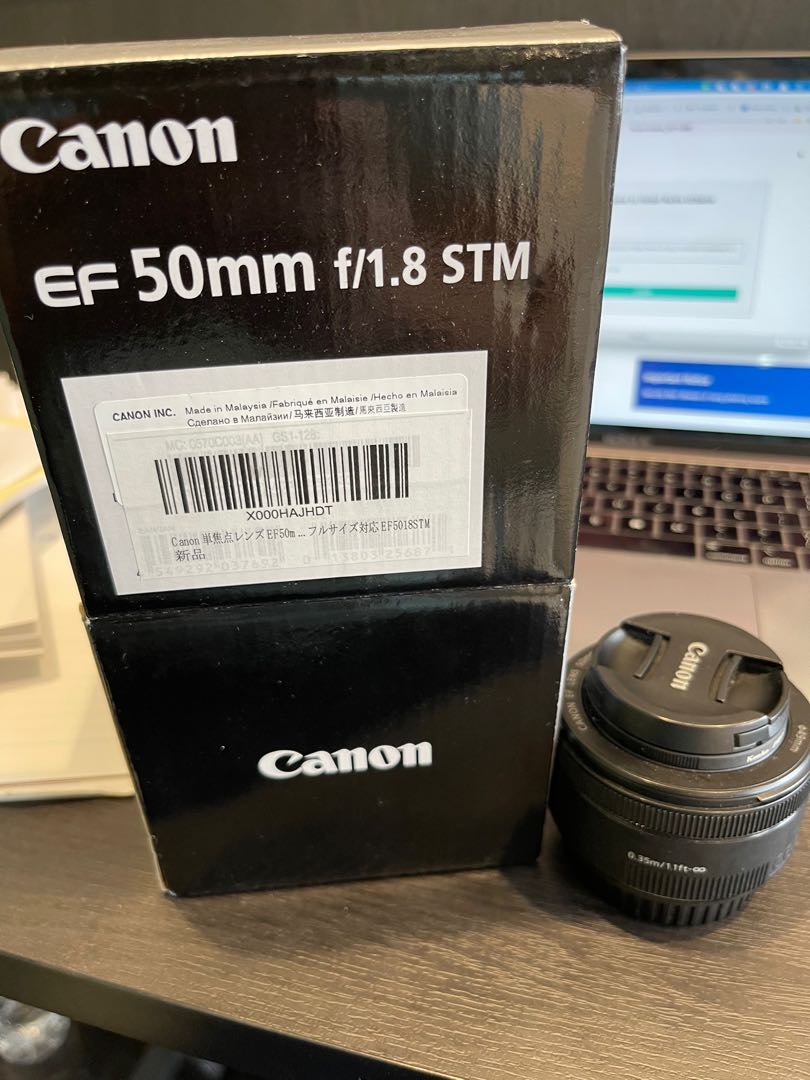 Canon 単焦点レンズ EF50mm F1.8 STM フルサイズ対応 EF5018STM-anpe.bj