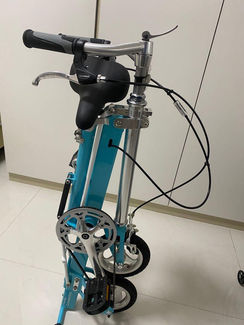 Carryme Bikes CarryMe Compact Foldable Bike Sky Blue