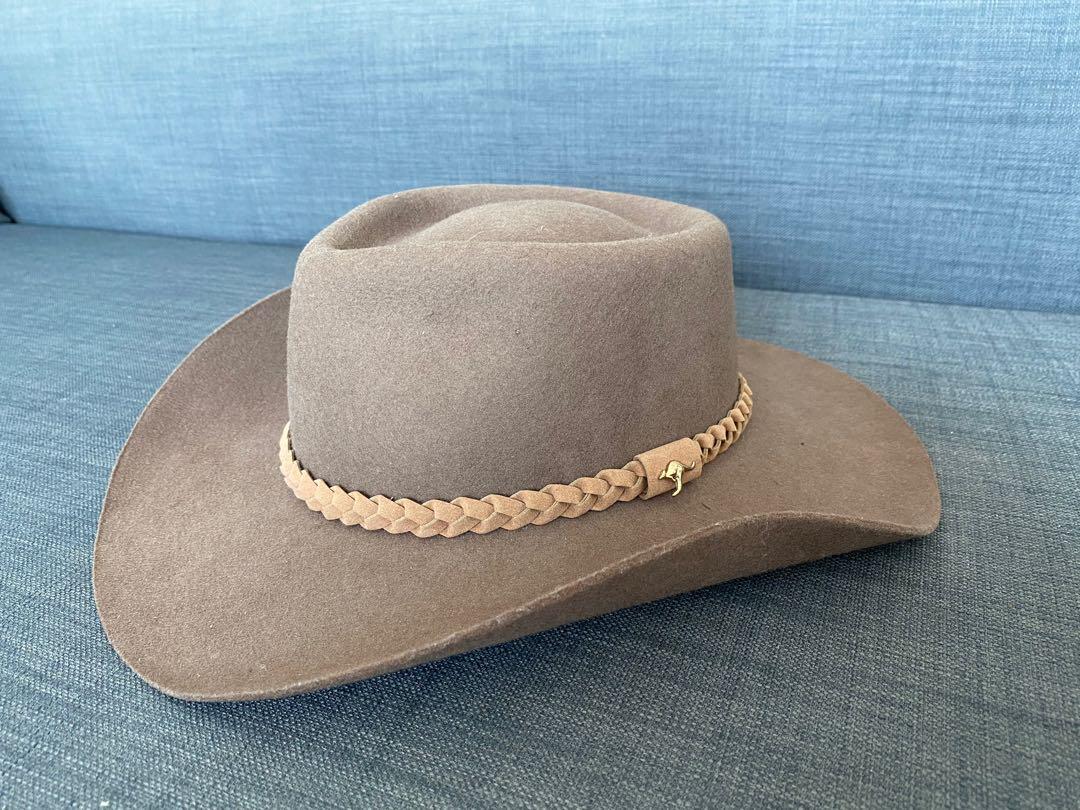 Cattleman Wool Felt Hat, Men's Fashion 