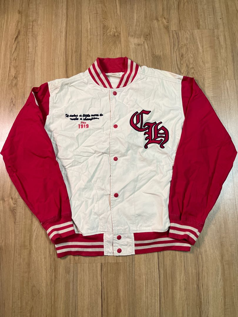 Champion Baseball Jacket, Men's Fashion 