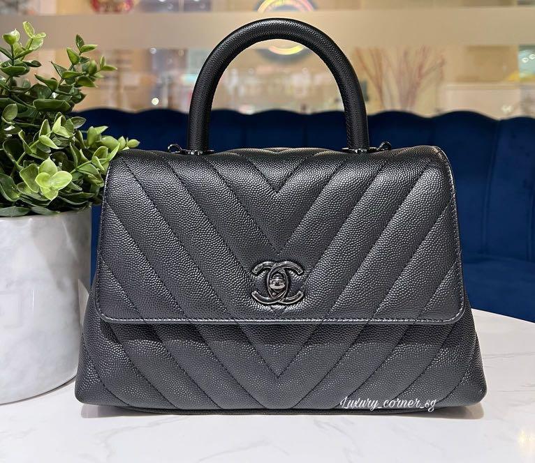 CHANEL COCO SO BLACK SMALL CAVIAR, Luxury, Bags & Wallets on Carousell