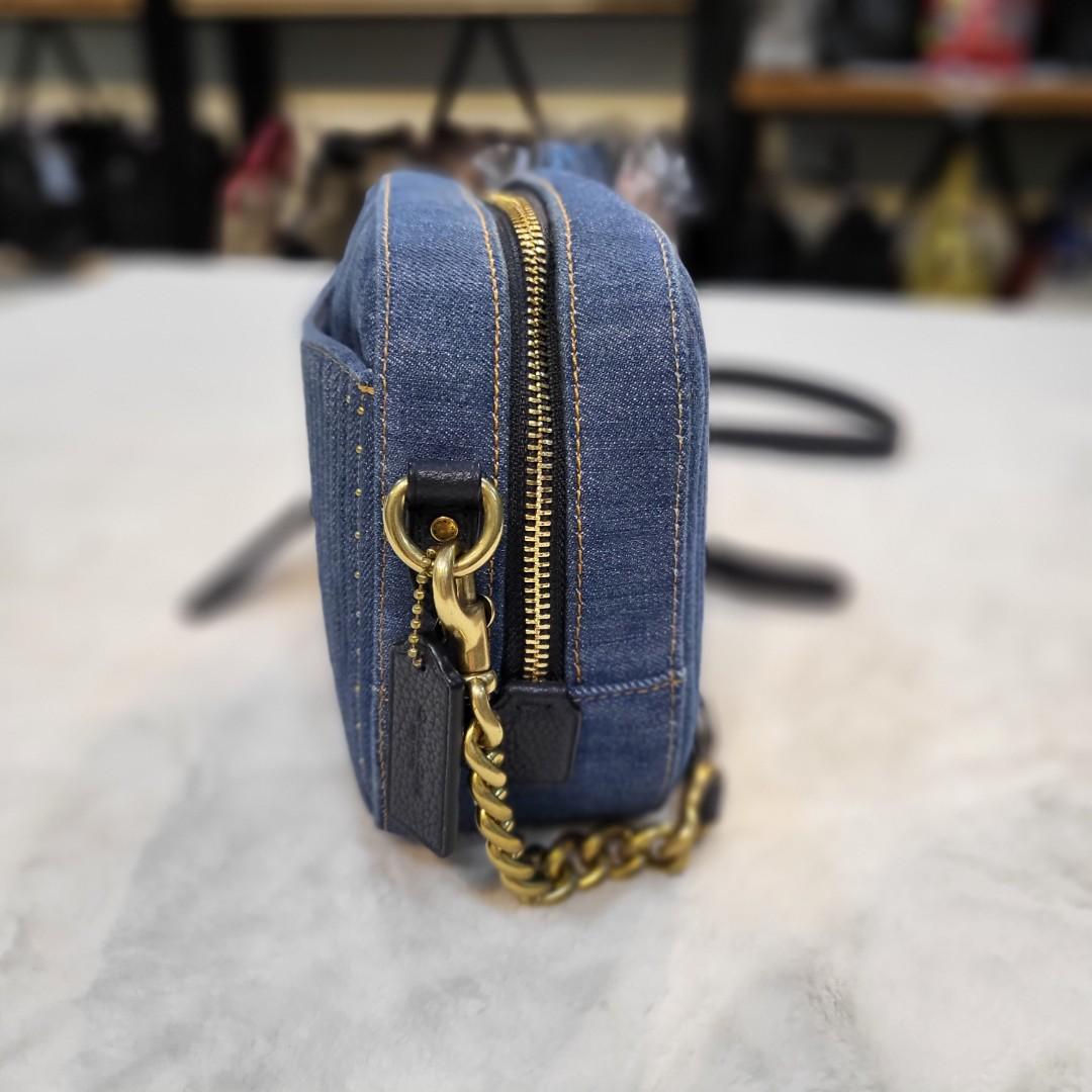 Coach denim camera bag shop
