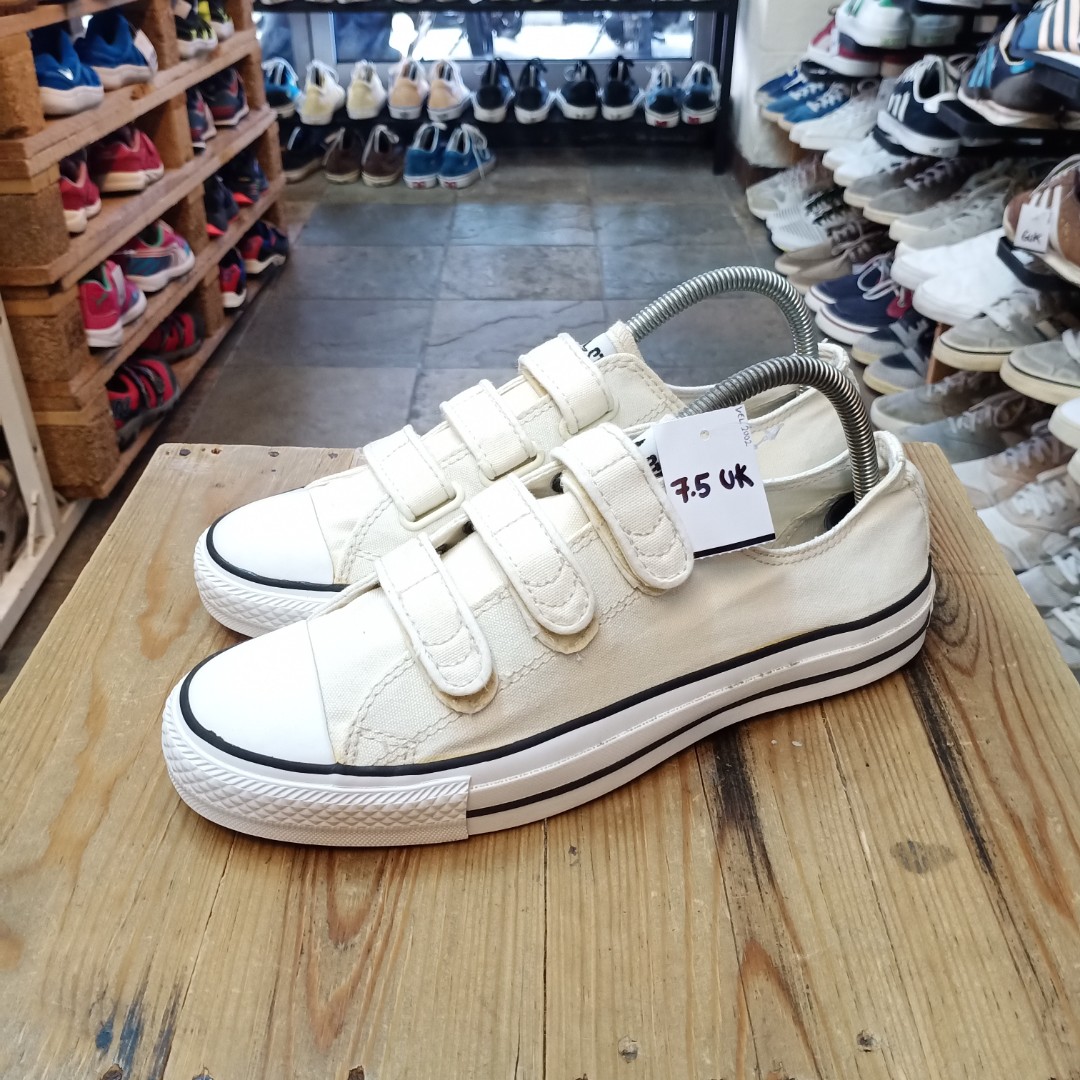 Converse with velcro straps sales