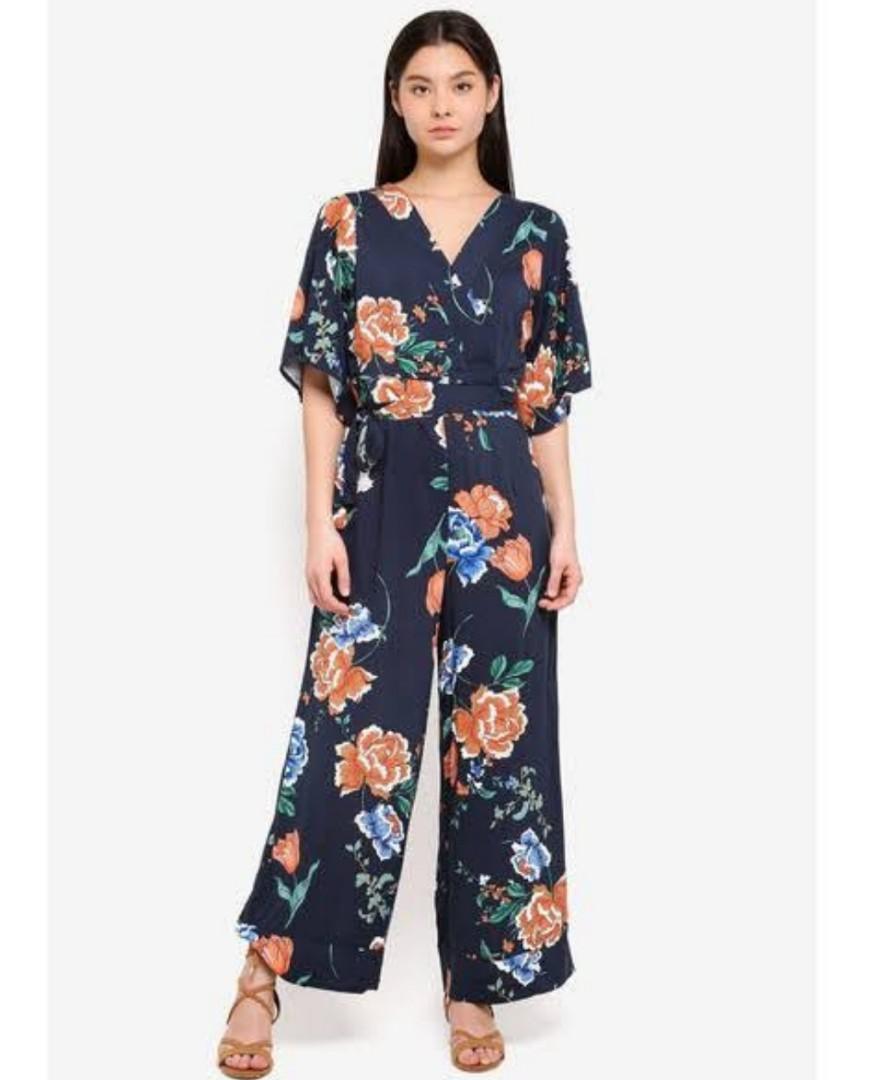 Cotton on kimono jumpsuit, Fesyen 