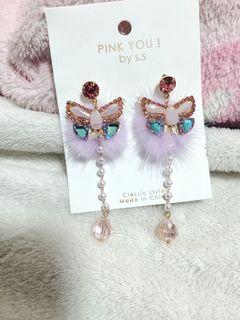 EARRINGS BUTTERFLY $10
