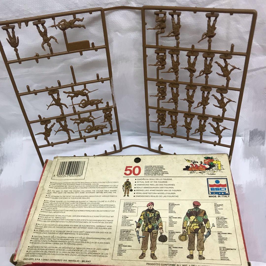 ESCI 1/35 Paratroopers Britanniques – Red Devils – Maquette (occasion, Boîte Ouverte)