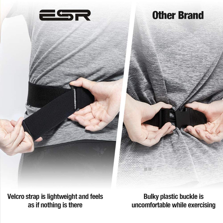 ESR Running Belt adjustable pack with headphone port fits most phones in S,M,L 