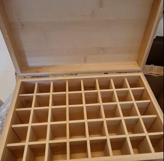 Essential Oil Bamboo Wooden Box 40 Slots