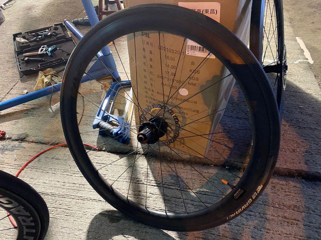 Giant操車輪組(鋁)｜ Giant PA2 disc wheelset, 運動產品, 單車及配件